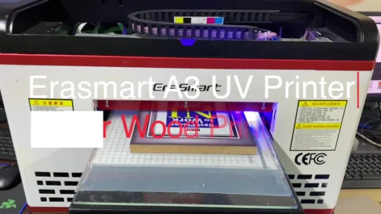 미니 잉크젯 LED UV 프린터 A3 잉크젯 UV 평판 인쇄 컵 실린더 평판 카드 아크릴 병 전화 케이스 인쇄